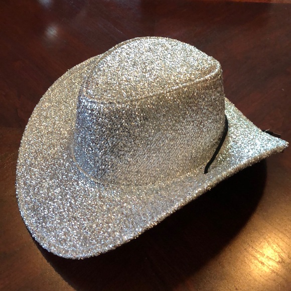 silver cowboy hat